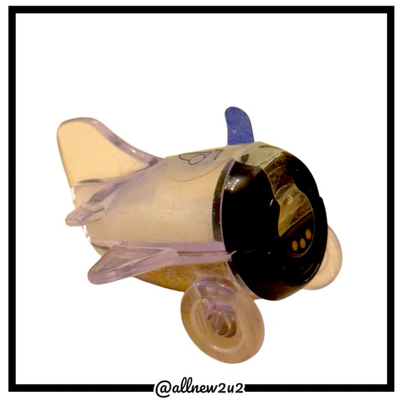 Other - Vintage Collectible Salt & Pepper Plastic Airplane - filled and sealed, not open